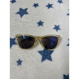 Kenneth Cole Reaction Transparent Brown Sunglasses Men Women UV Protection